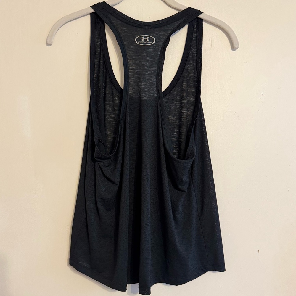 Under Armor Black Lightweight Tank Top - Picture 2 of 3